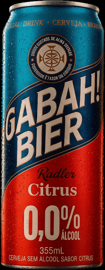 Lata Gabah! Bier Radler Citrus, 355 ml, 0,0% álcool
