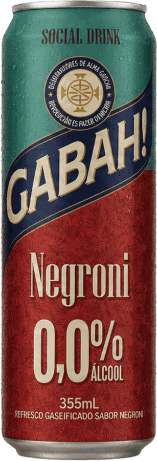 Lata Gabah! Negroni, 355 ml, 0,0% álcool